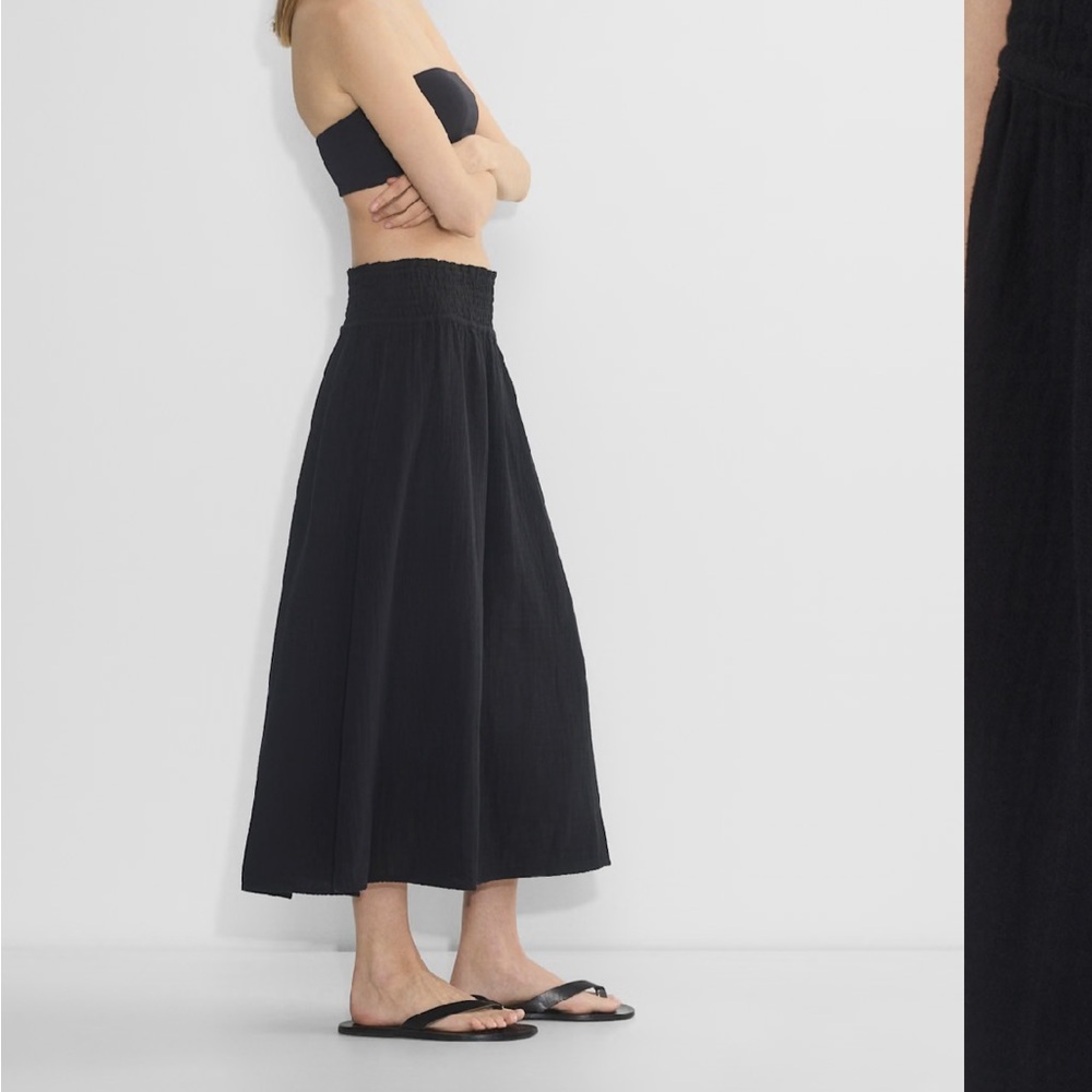 Aritzia new with tag air plush organic cotton Selene skirt black XS sold out! - Picture 3 of 9